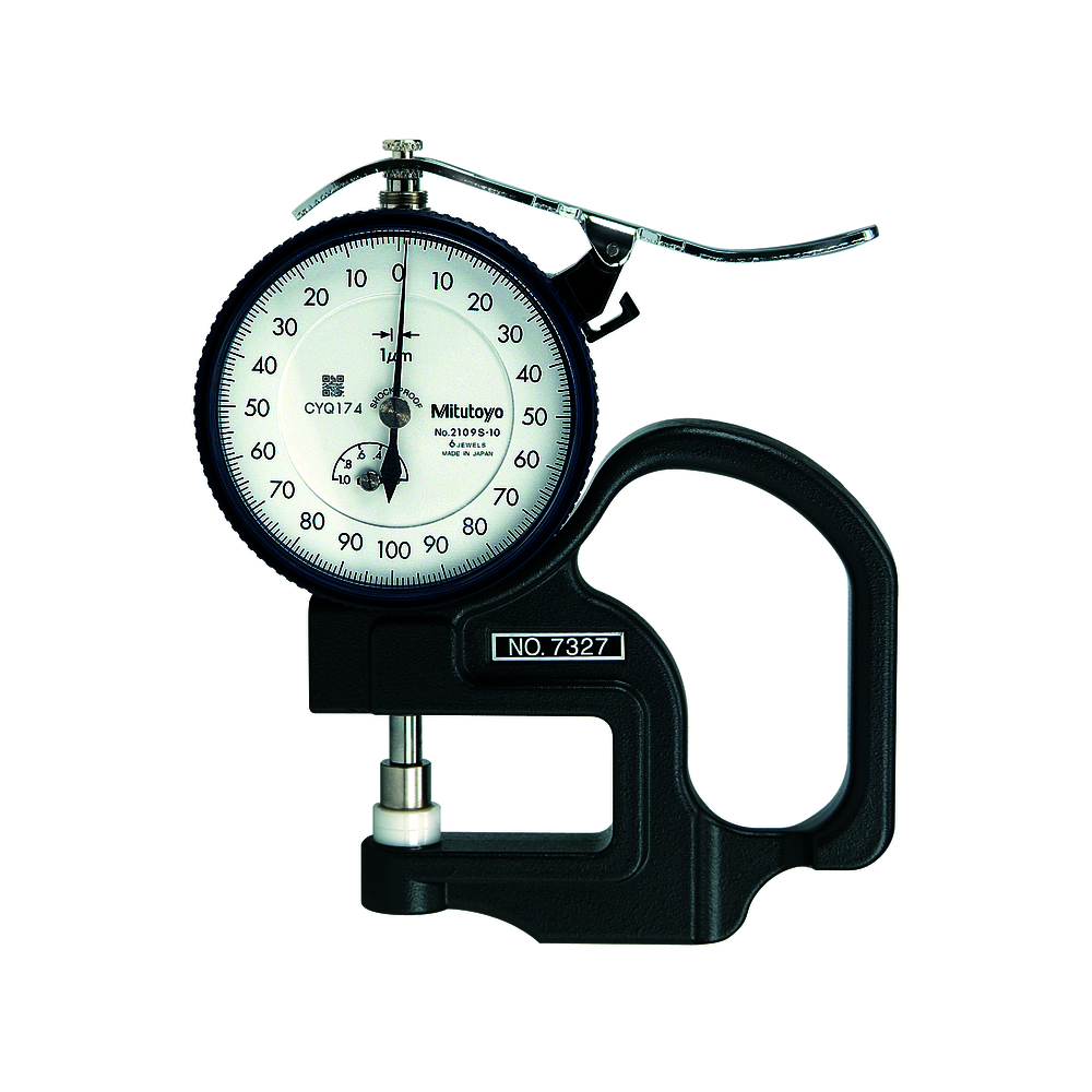 7305 Mitutoyo Dial Thickness Gauge 020mm x 0.01mm
